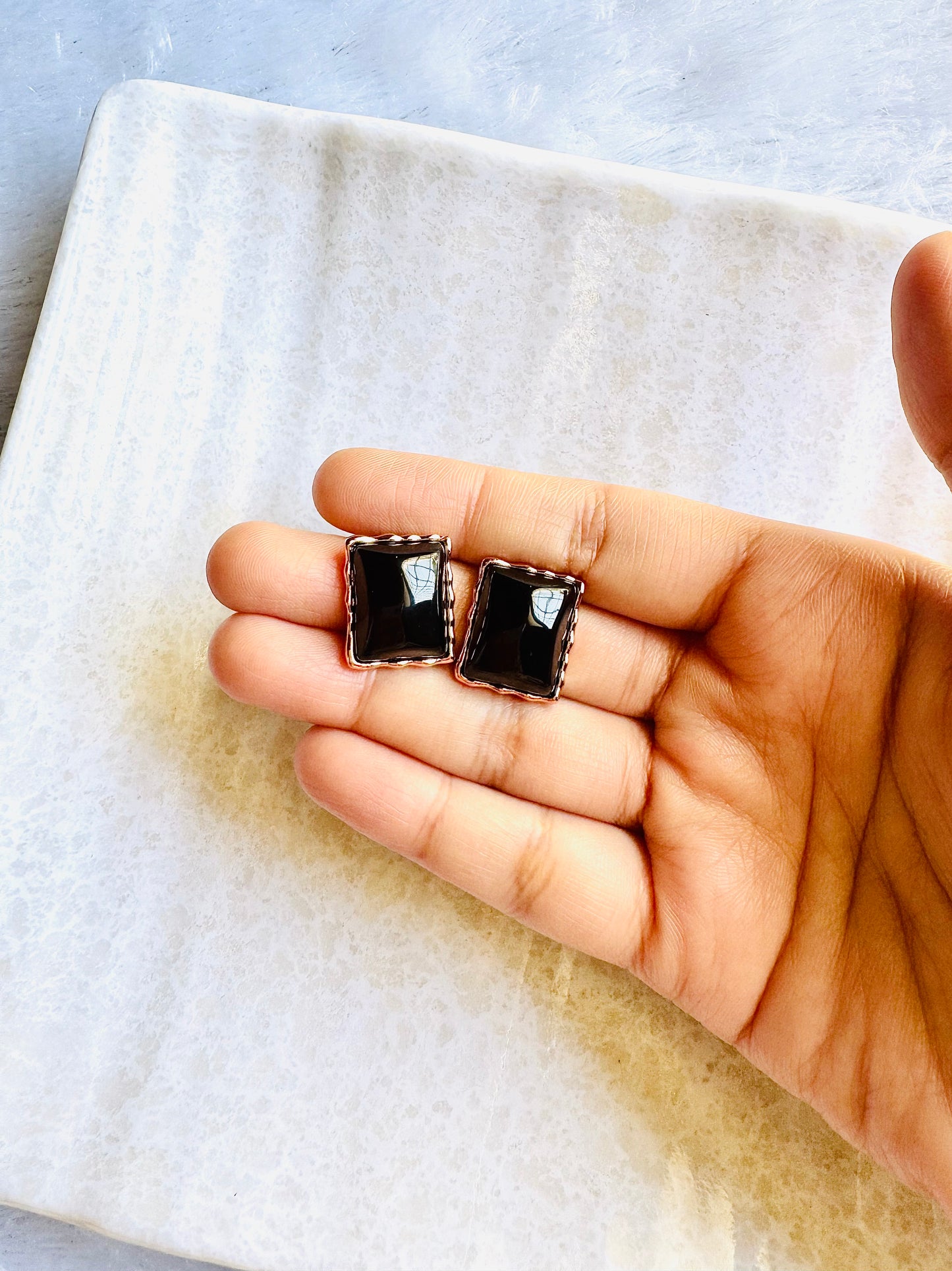 Anti Tarnish Black Studs