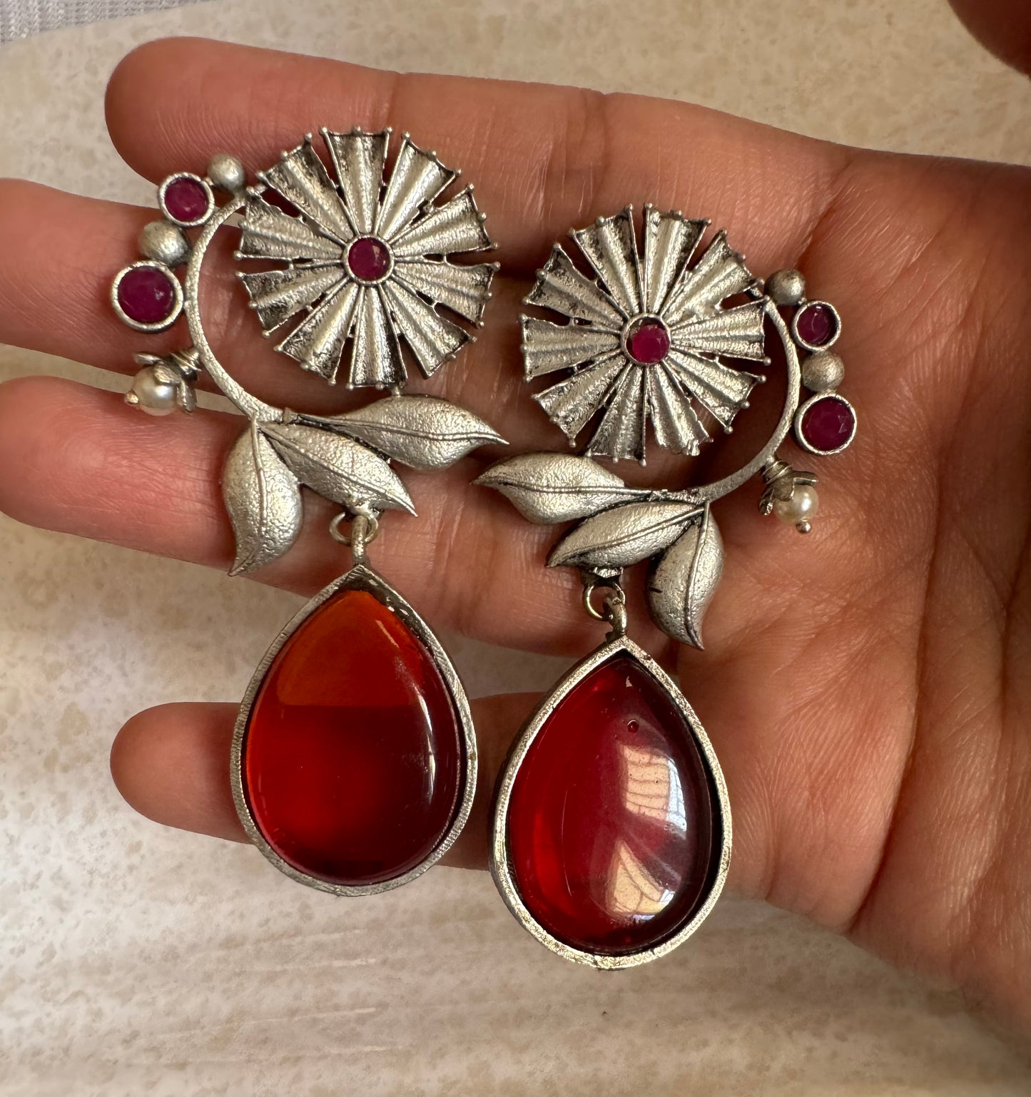 Ruby Mehek Earrings