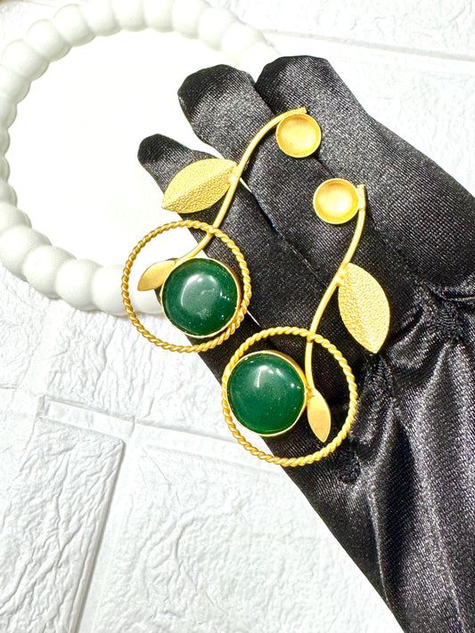 Emerald Vine Earrings