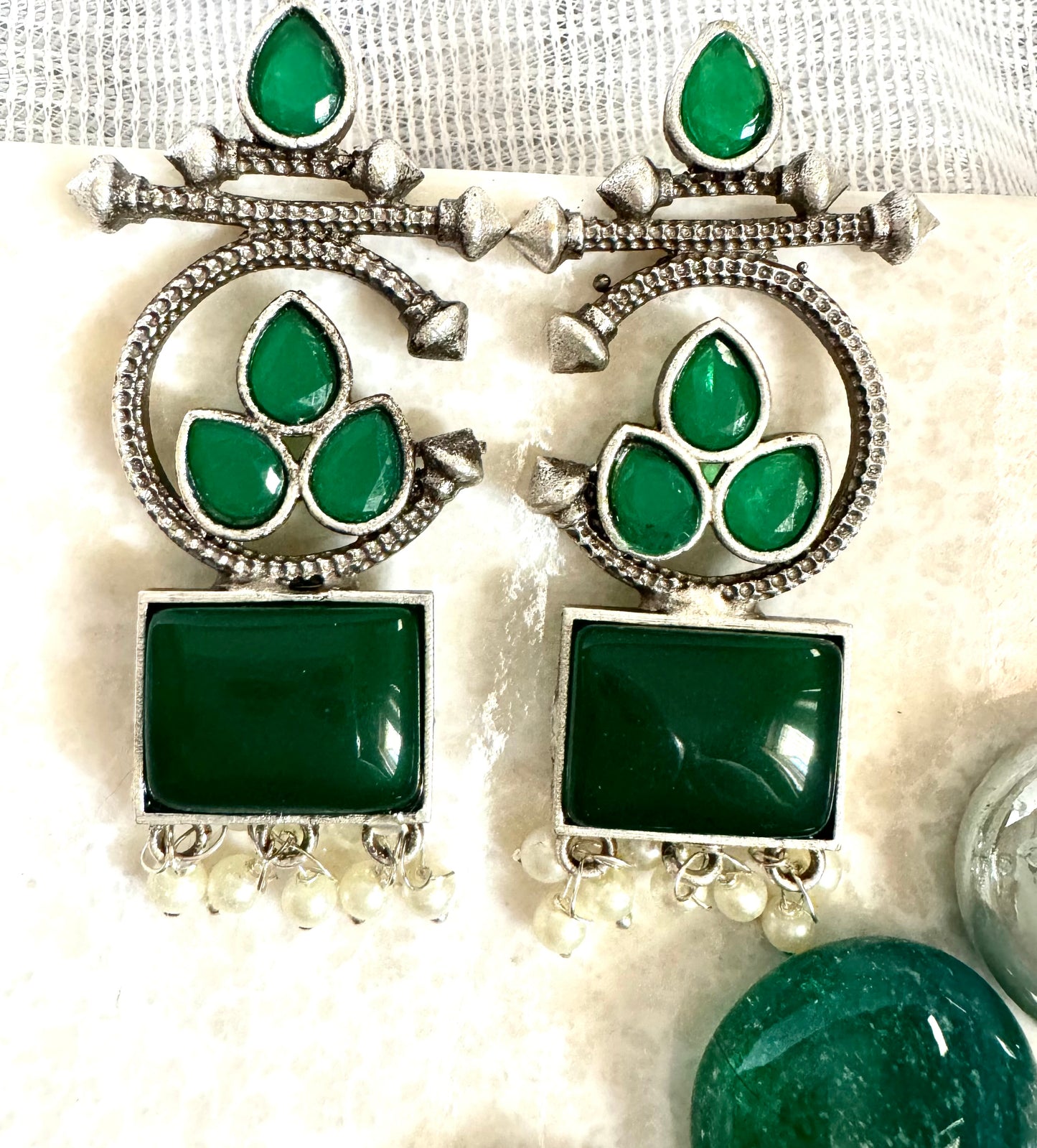 Emerald Elegant Earrings