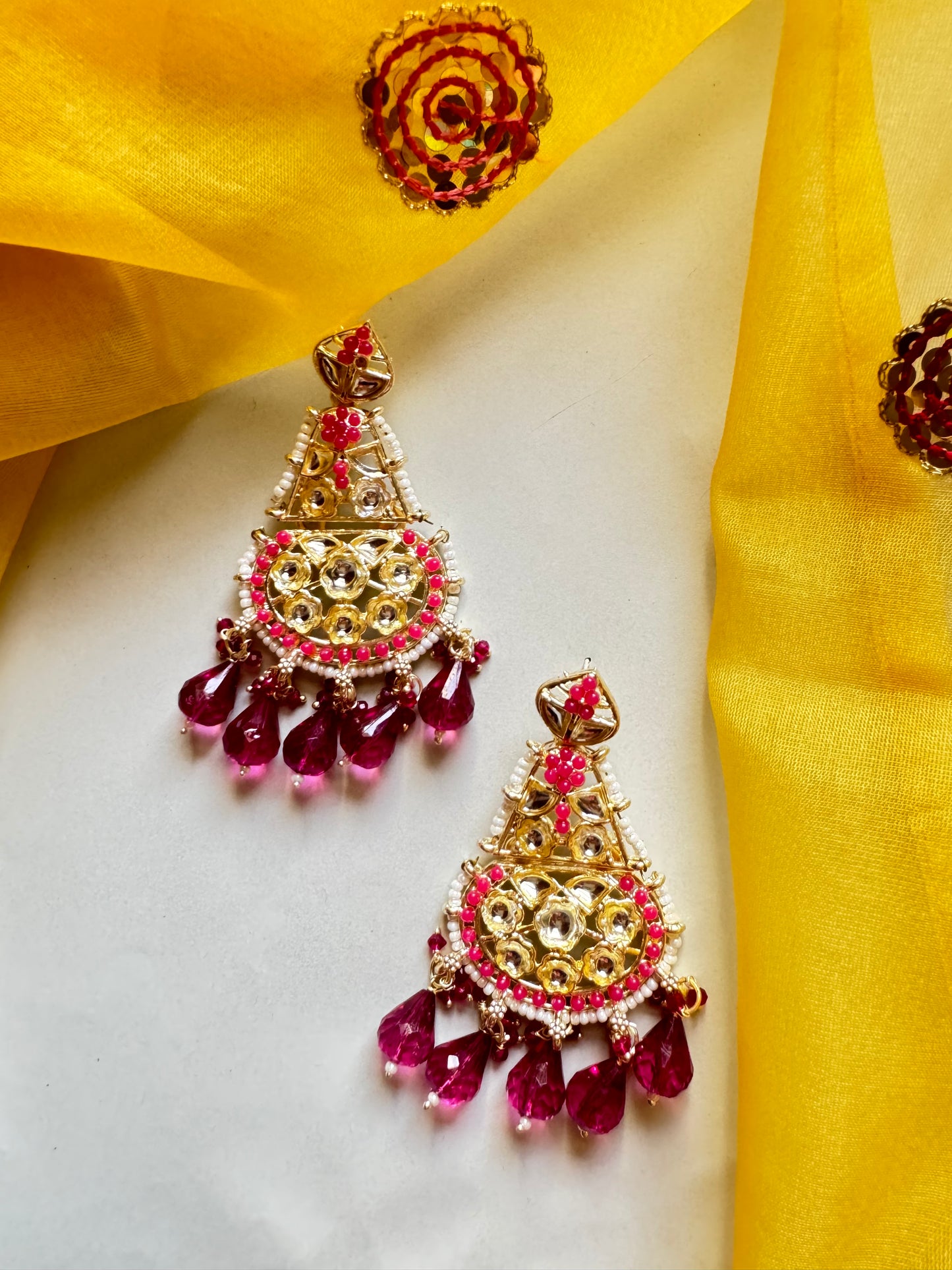 Wine Shabnam Earrings