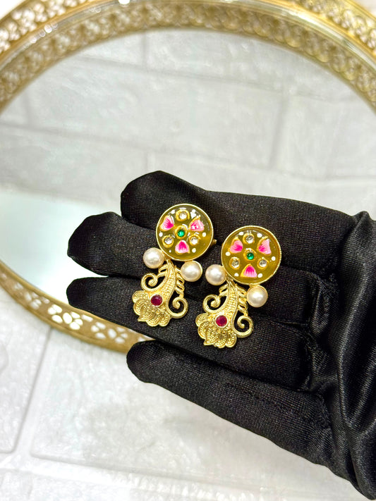Yellow Rangini Earrings
