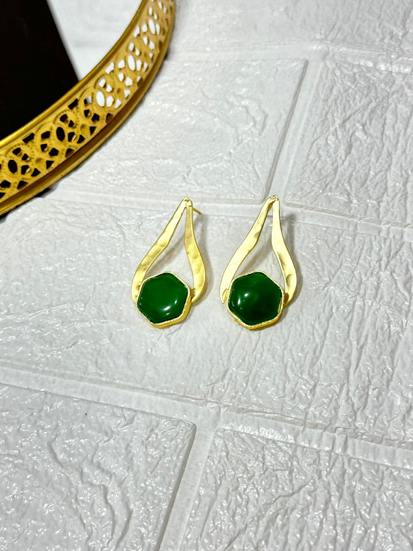 Emerald Floreta Earrings