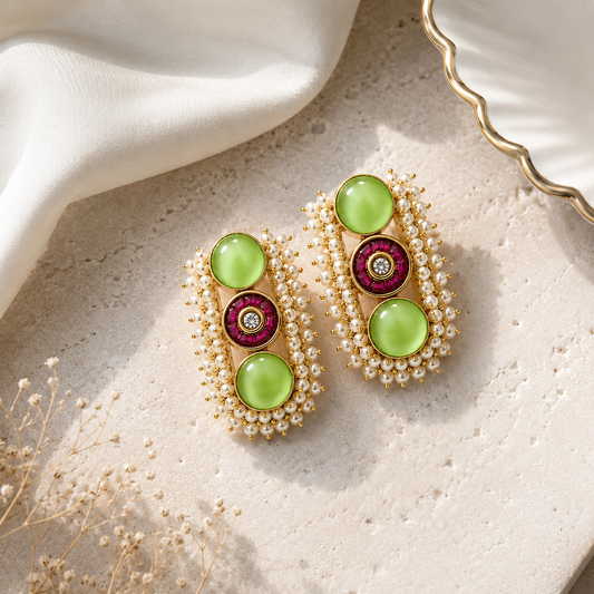 Apple Rosy Earrings