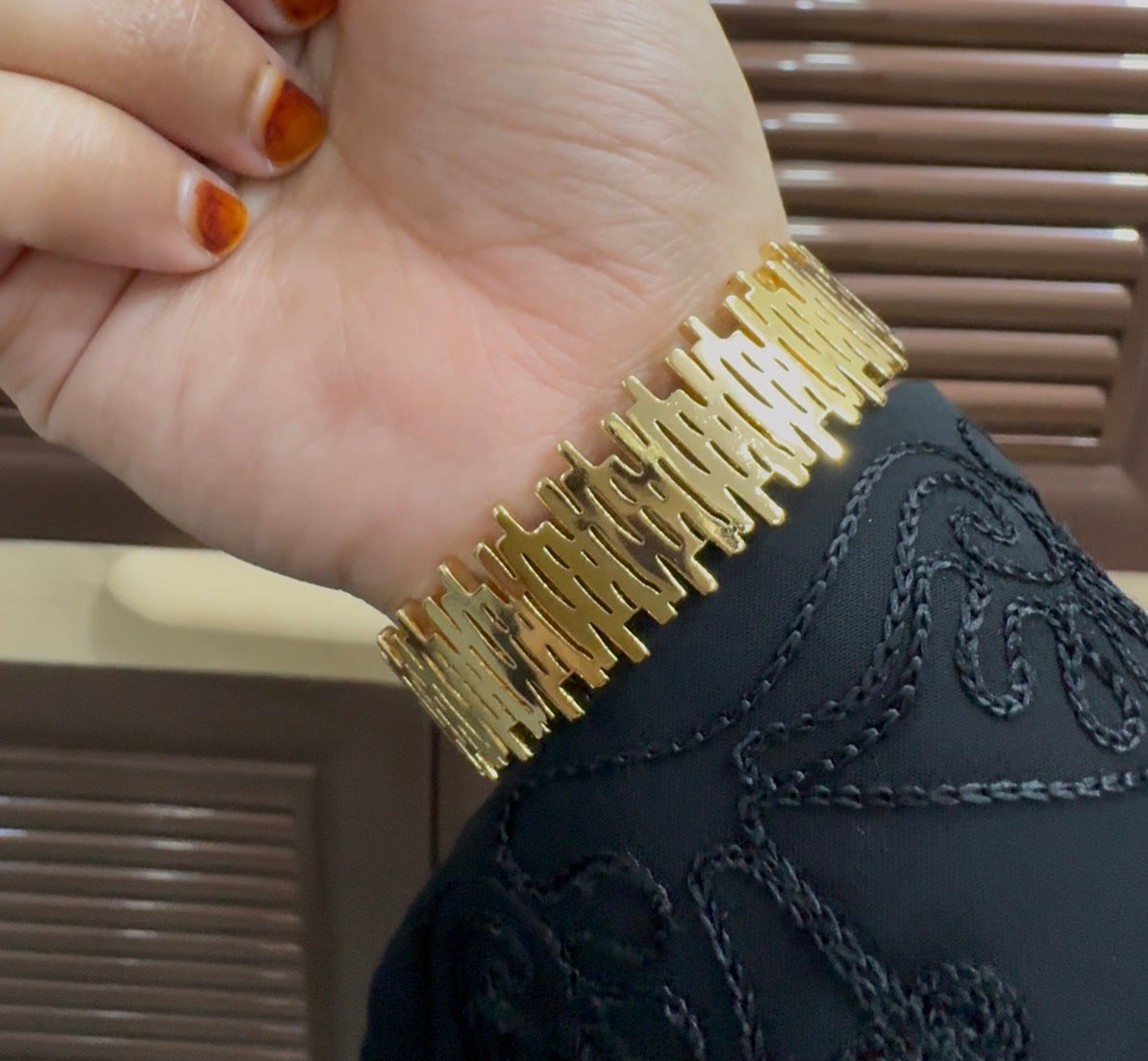 Anti Tarnish Zig Zag Link Bracelet
