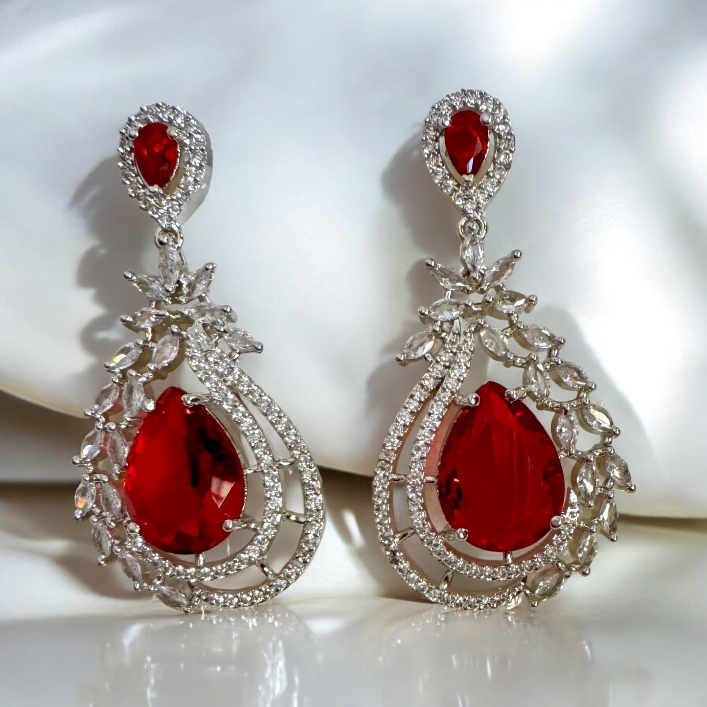 Ruby Shine Earrings