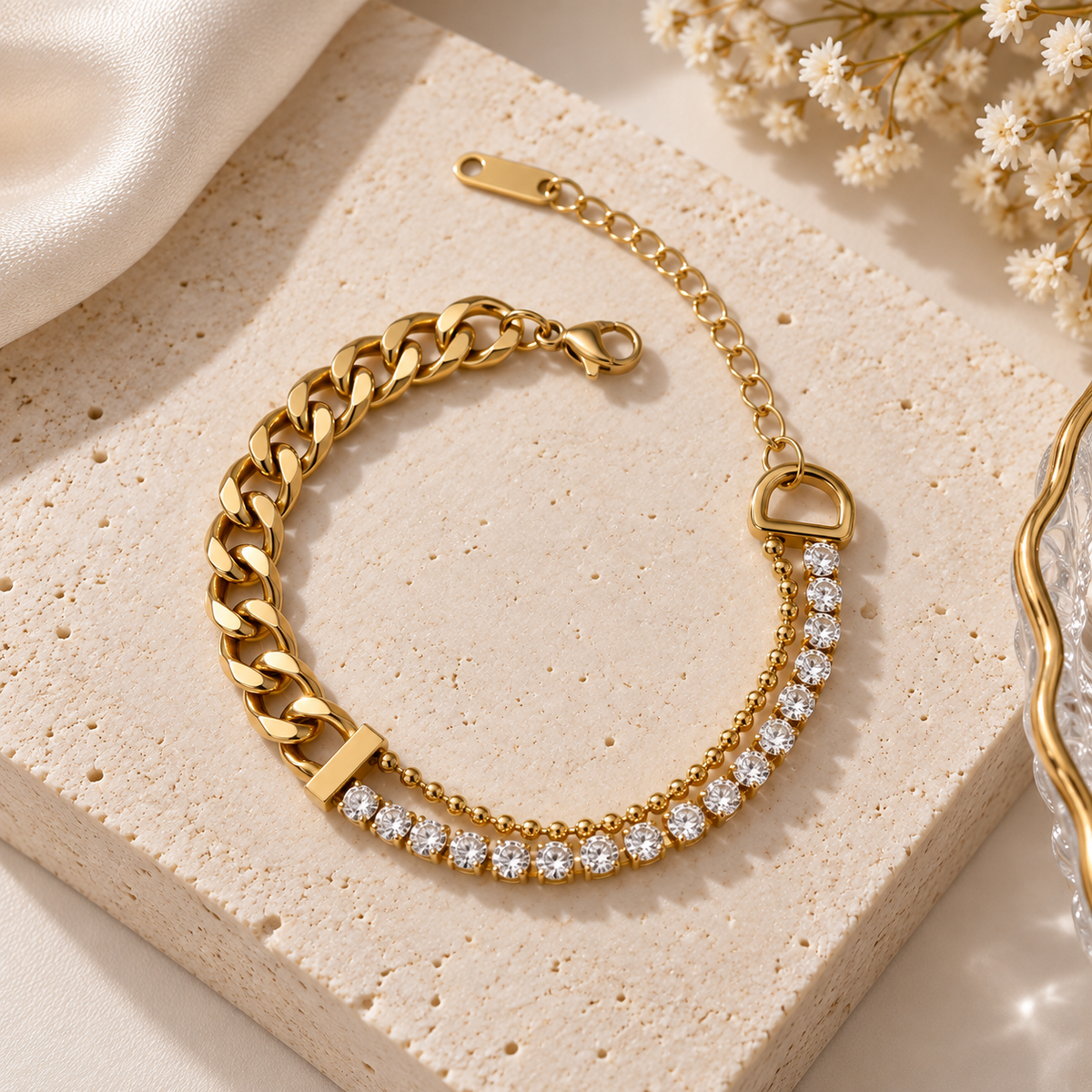 Anti Tarnish Aarna Loose Bracelet