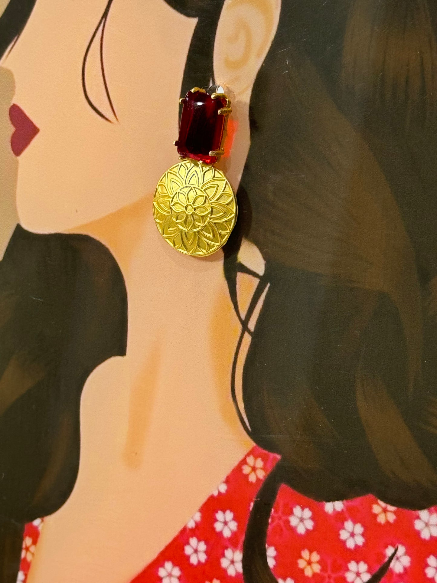 Ruby Stella Earrings