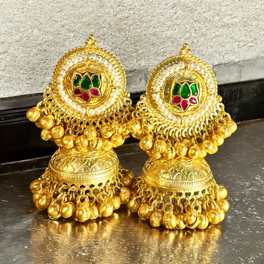 Golden Rubika Jhumka