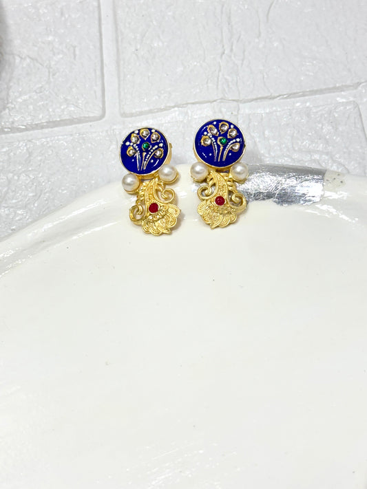 Blue Rangini Earrings