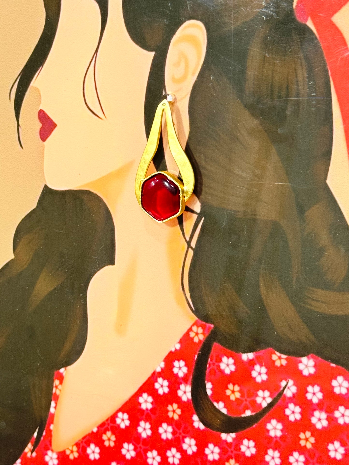 Ruby Floreta Earrings