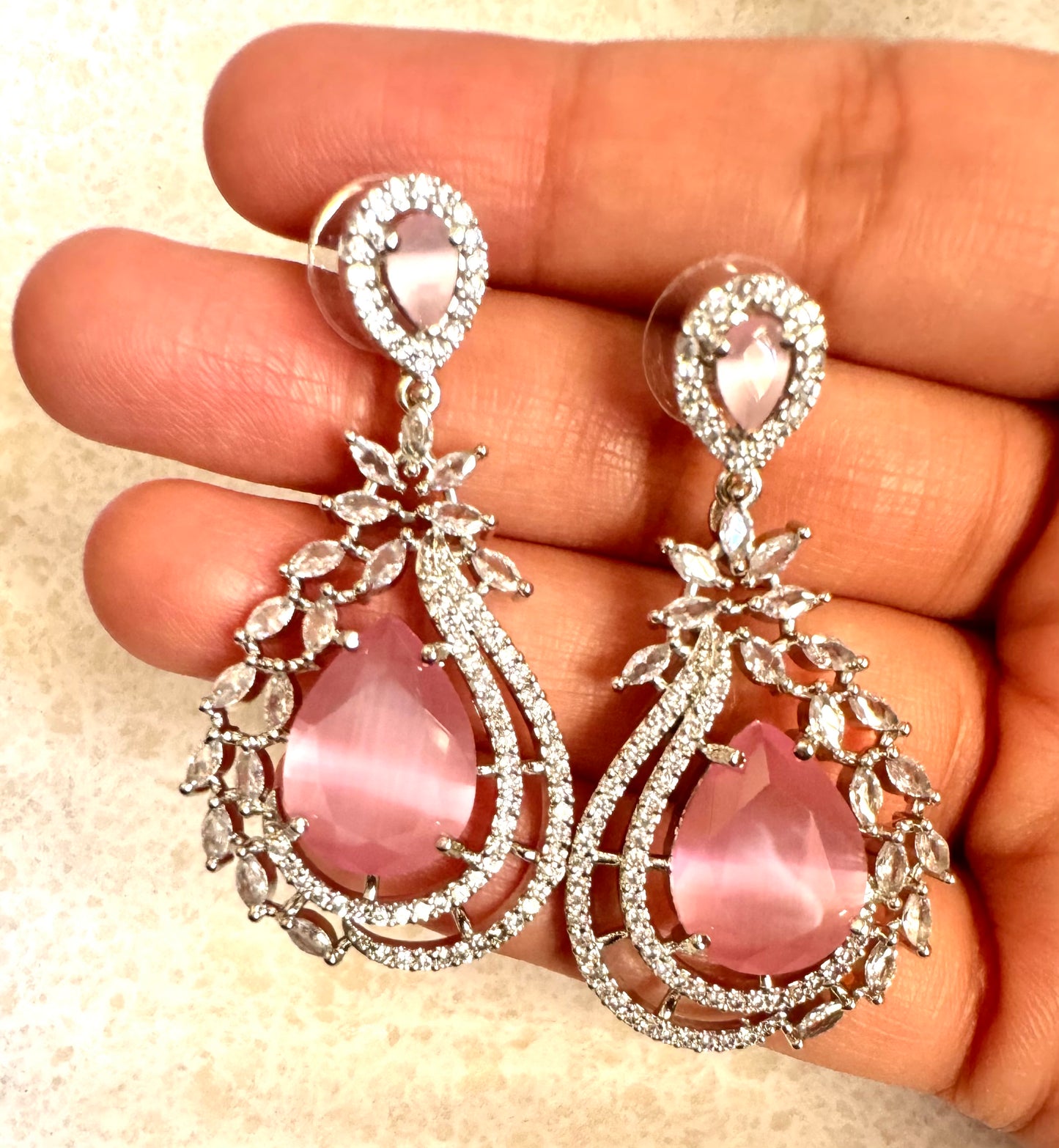 Pink Shine Earrings