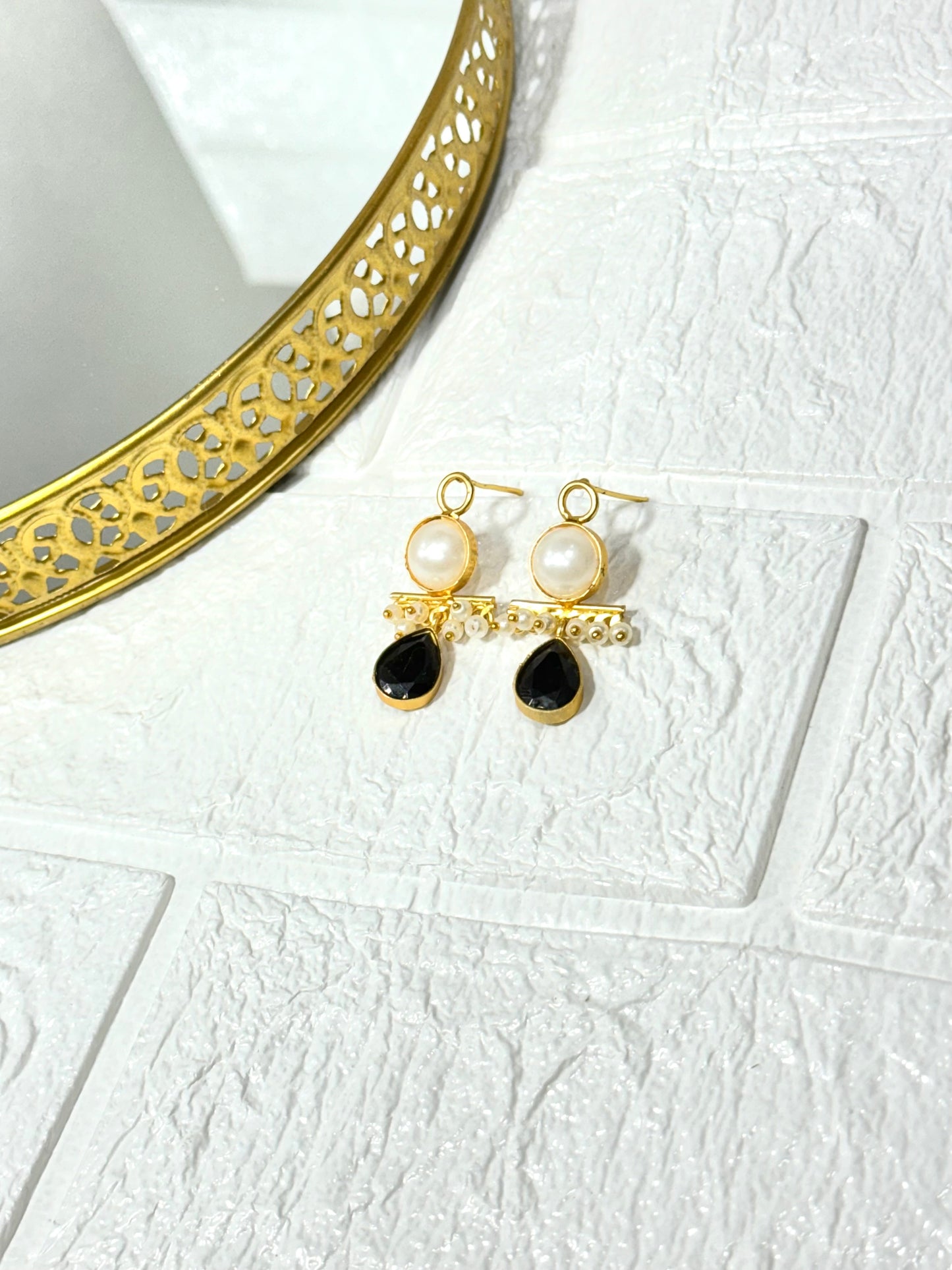 Black Abha Earrings