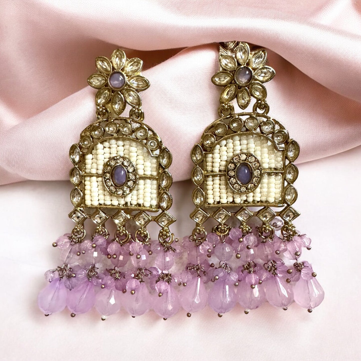 Mauve Raksha Earrings