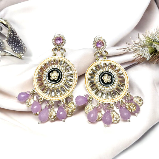 Purple Saba Earrings