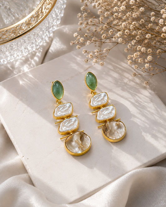 Mint Bohemian Dangles