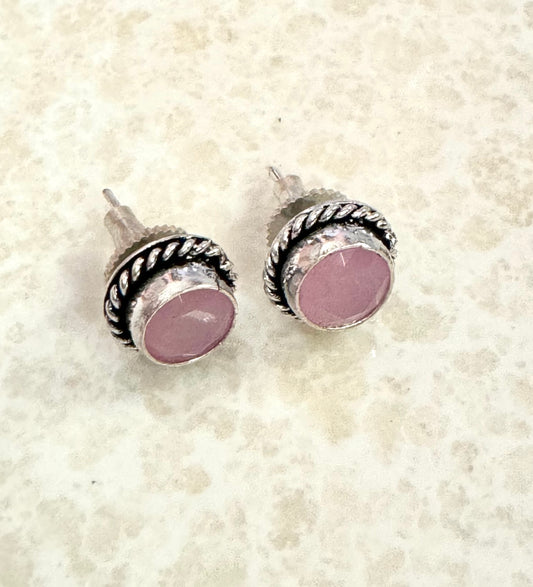 pink Ratna Studs