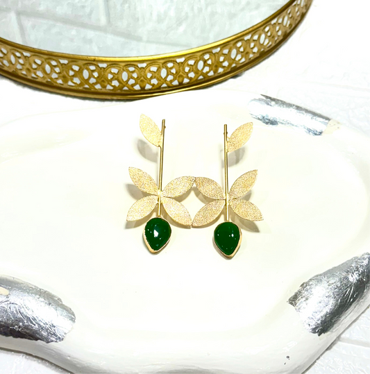 Emerald Roma Earrings