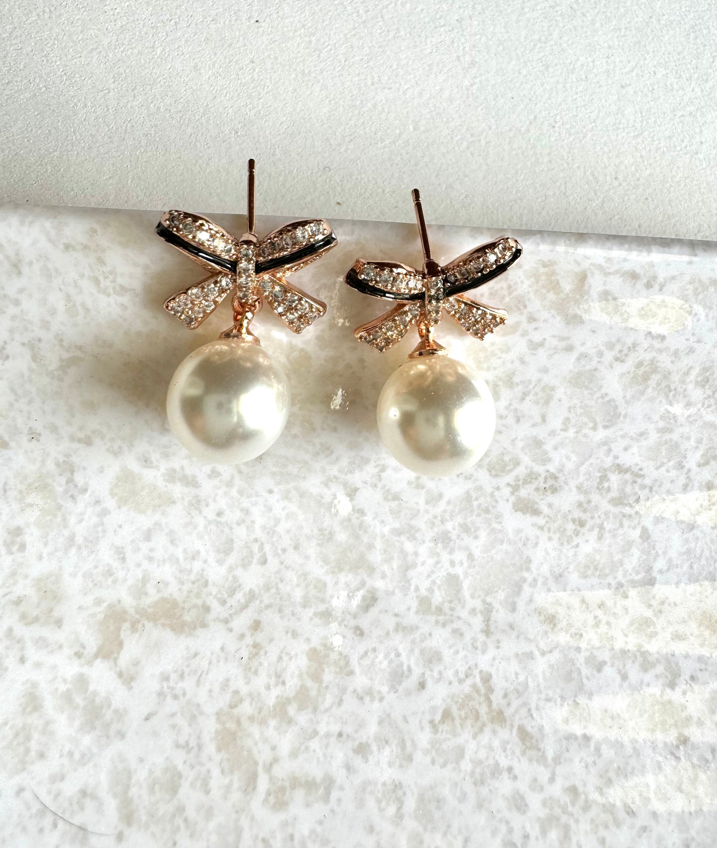 Anti Tarnish Pearl Drop Earrings