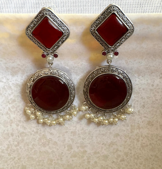 Ruby Sitara Earrings