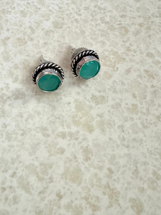 Turquoise Ratna Studs