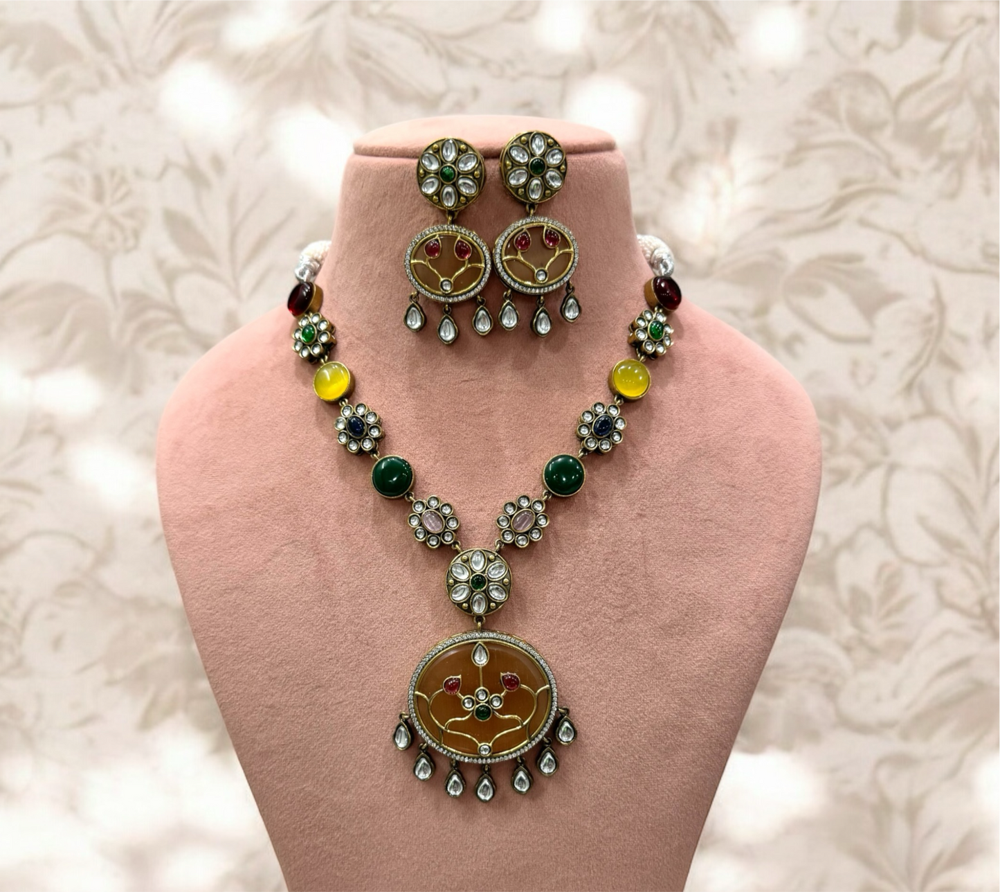 Brown Mahrukh Necklace