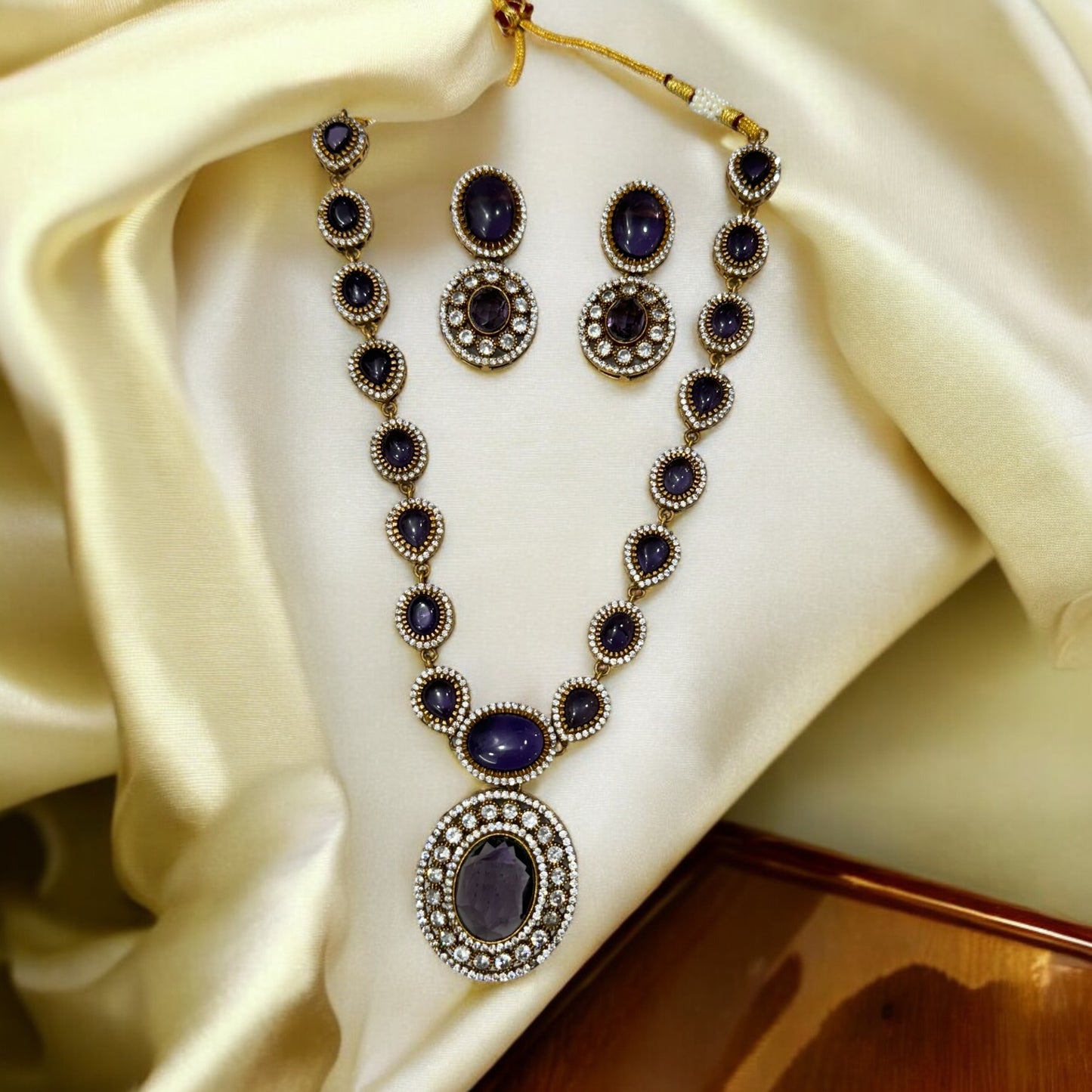 Purple Sitara Necklace